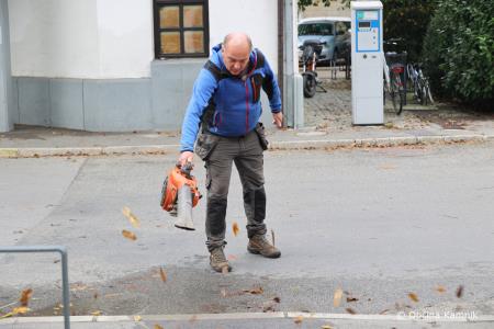 Sodelavci iz naslova javnih del skrbijo za čisto mesto (2)